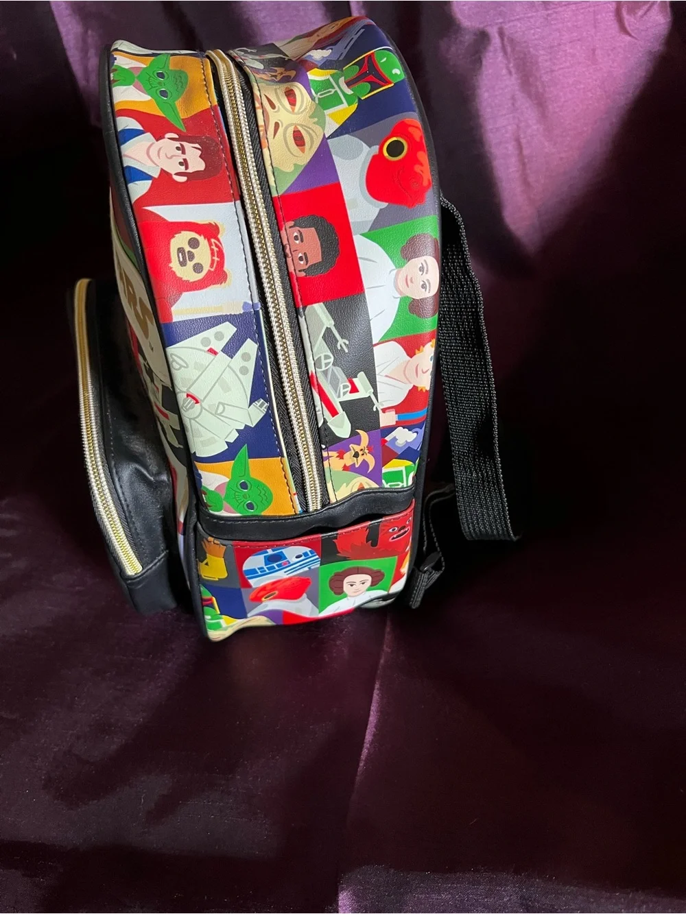 Star Wars Multi-Color Character Panel Mini Backpack - Picture 3 of 8